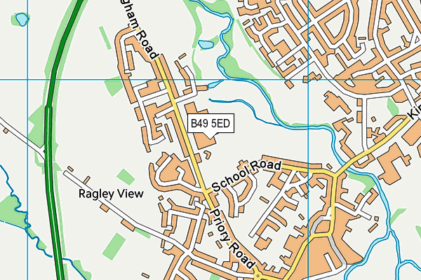 B49 5ED map - OS VectorMap District (Ordnance Survey) B49 5ED map - OS VectorMap District (Ordnance Survey)
