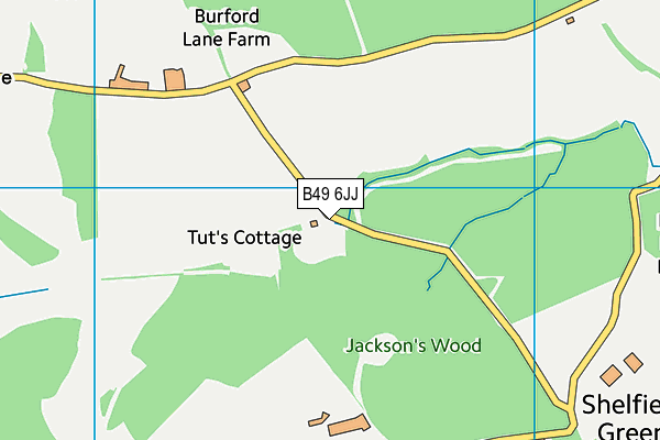 B49 6JJ map - OS VectorMap District (Ordnance Survey) B49 6JJ map - OS VectorMap District (Ordnance Survey)
