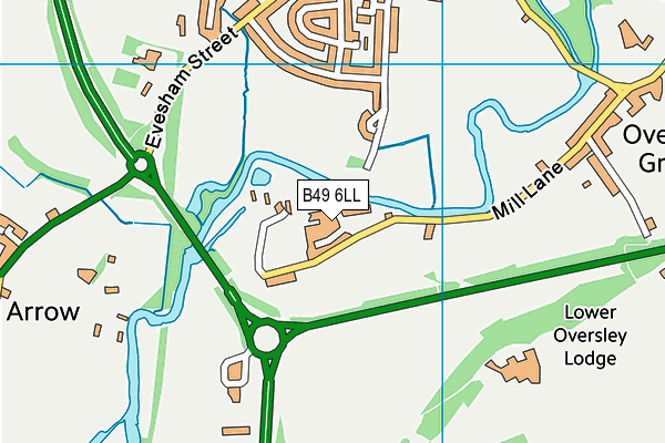 B49 6LL map - OS VectorMap District (Ordnance Survey) B49 6LL map - OS VectorMap District (Ordnance Survey)