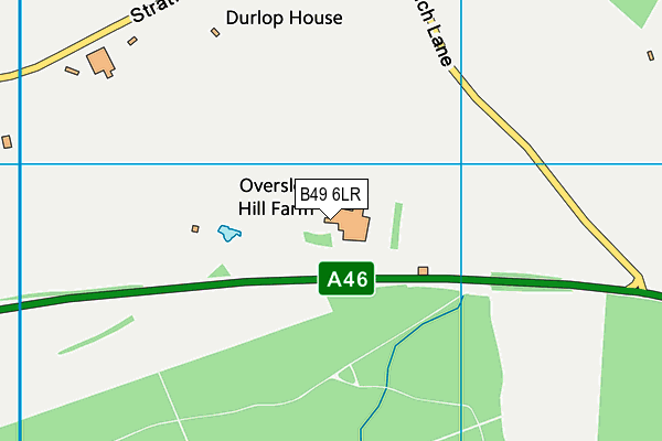 B49 6LR map - OS VectorMap District (Ordnance Survey) B49 6LR map - OS VectorMap District (Ordnance Survey)