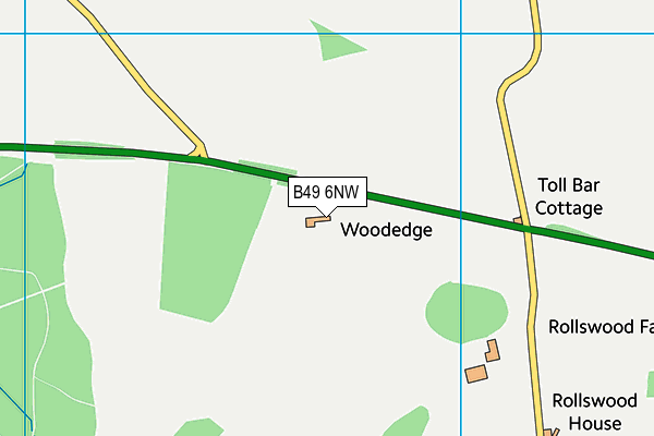B49 6NW map - OS VectorMap District (Ordnance Survey) B49 6NW map - OS VectorMap District (Ordnance Survey)