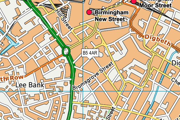 B5 4AR map - OS VectorMap District (Ordnance Survey) B5 4AR map - OS VectorMap District (Ordnance Survey)