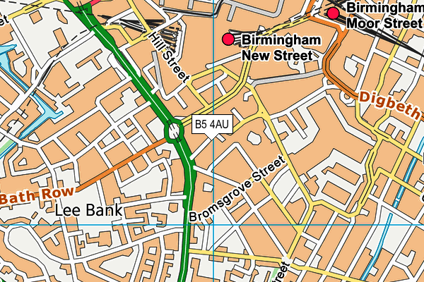 B5 4AU map - OS VectorMap District (Ordnance Survey) B5 4AU map - OS VectorMap District (Ordnance Survey)