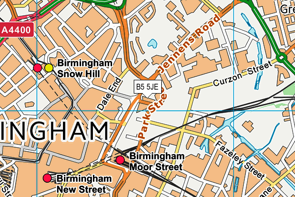 B5 5JE map - OS VectorMap District (Ordnance Survey) B5 5JE map - OS VectorMap District (Ordnance Survey)