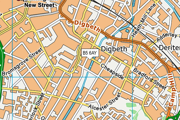 B5 6AY map - OS VectorMap District (Ordnance Survey) B5 6AY map - OS VectorMap District (Ordnance Survey)