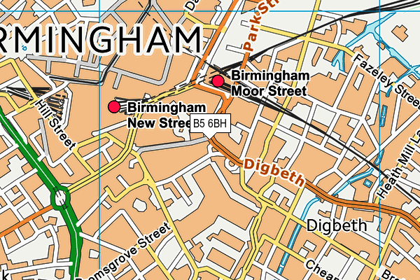 B5 6BH map - OS VectorMap District (Ordnance Survey) B5 6BH map - OS VectorMap District (Ordnance Survey)