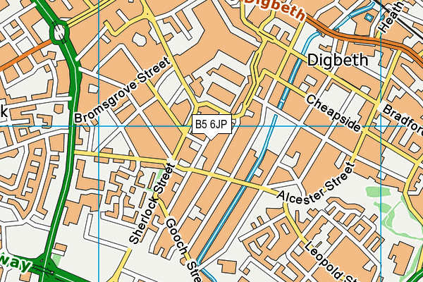 B5 6JP map - OS VectorMap District (Ordnance Survey) B5 6JP map - OS VectorMap District (Ordnance Survey)