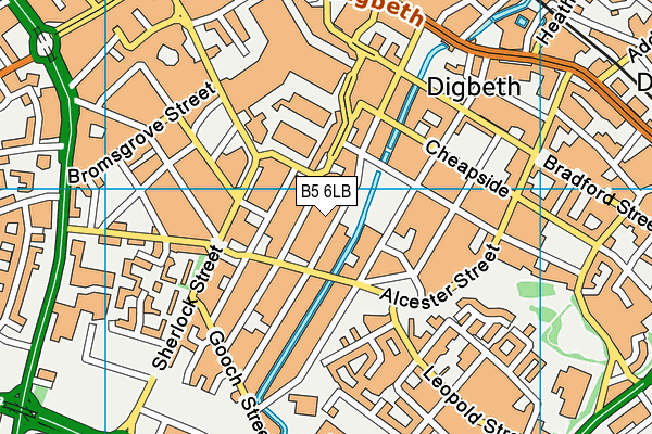 B5 6LB map - OS VectorMap District (Ordnance Survey) B5 6LB map - OS VectorMap District (Ordnance Survey)