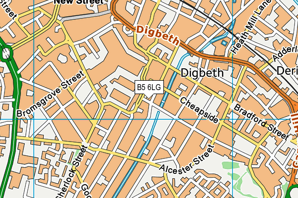 B5 6LG map - OS VectorMap District (Ordnance Survey) B5 6LG map - OS VectorMap District (Ordnance Survey)