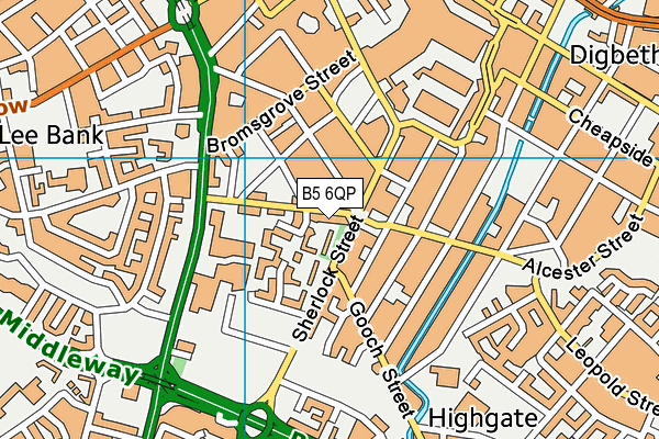 B5 6QP map - OS VectorMap District (Ordnance Survey) B5 6QP map - OS VectorMap District (Ordnance Survey)
