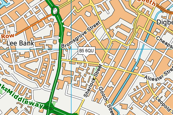B5 6QU map - OS VectorMap District (Ordnance Survey) B5 6QU map - OS VectorMap District (Ordnance Survey)