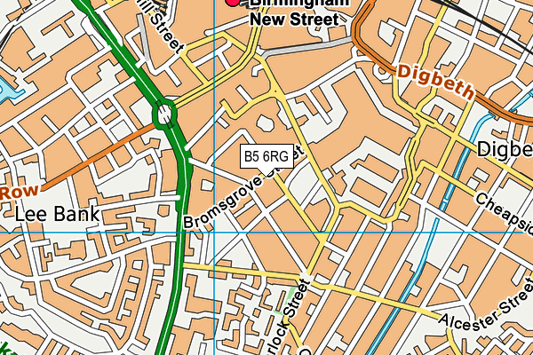 B5 6RG map - OS VectorMap District (Ordnance Survey) B5 6RG map - OS VectorMap District (Ordnance Survey)