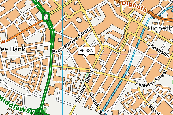 B5 6SN map - OS VectorMap District (Ordnance Survey) B5 6SN map - OS VectorMap District (Ordnance Survey)