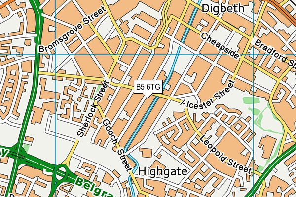 B5 6TG map - OS VectorMap District (Ordnance Survey) B5 6TG map - OS VectorMap District (Ordnance Survey)