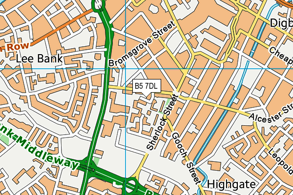 B5 7DL map - OS VectorMap District (Ordnance Survey) B5 7DL map - OS VectorMap District (Ordnance Survey)