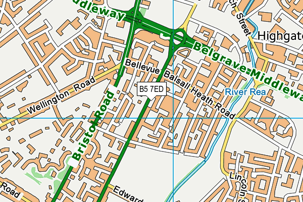 B5 7ED map - OS VectorMap District (Ordnance Survey) B5 7ED map - OS VectorMap District (Ordnance Survey)