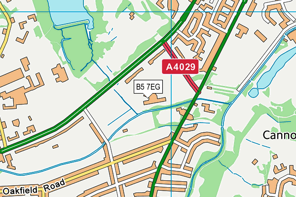 B5 7EG map - OS VectorMap District (Ordnance Survey) B5 7EG map - OS VectorMap District (Ordnance Survey)