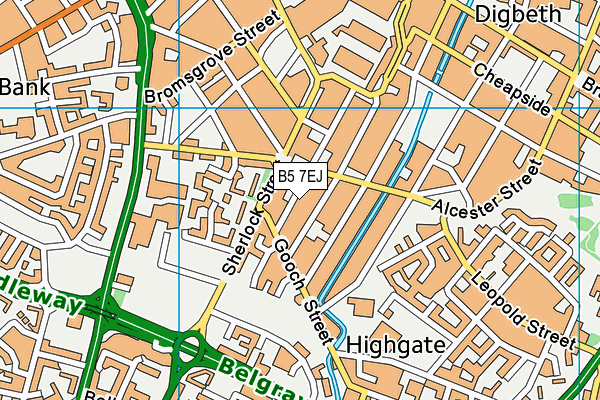 B5 7EJ map - OS VectorMap District (Ordnance Survey) B5 7EJ map - OS VectorMap District (Ordnance Survey)