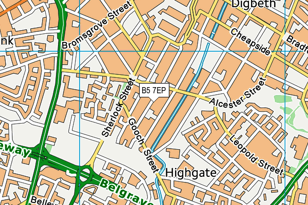 B5 7EP map - OS VectorMap District (Ordnance Survey) B5 7EP map - OS VectorMap District (Ordnance Survey)