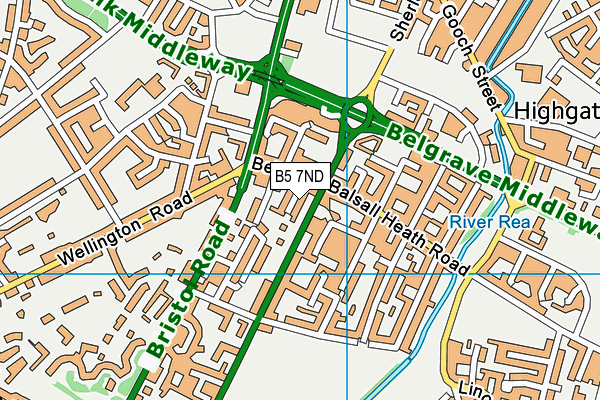 B5 7ND map - OS VectorMap District (Ordnance Survey) B5 7ND map - OS VectorMap District (Ordnance Survey)