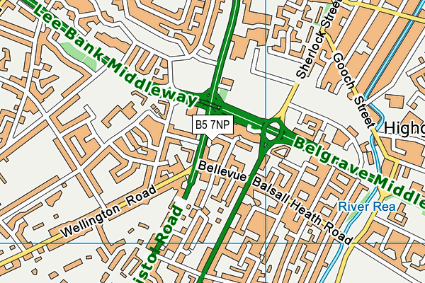 B5 7NP map - OS VectorMap District (Ordnance Survey) B5 7NP map - OS VectorMap District (Ordnance Survey)