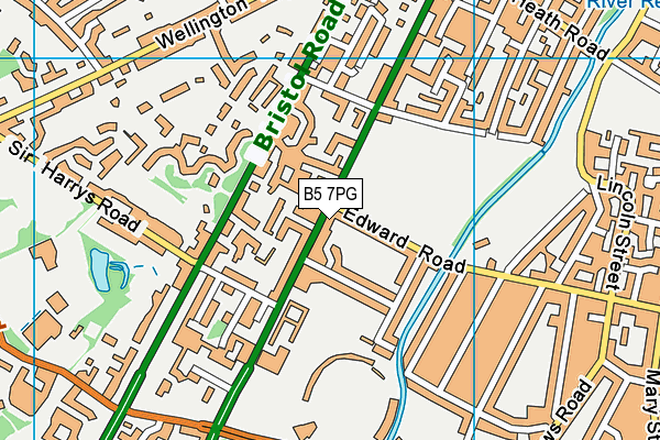 B5 7PG map - OS VectorMap District (Ordnance Survey) B5 7PG map - OS VectorMap District (Ordnance Survey)