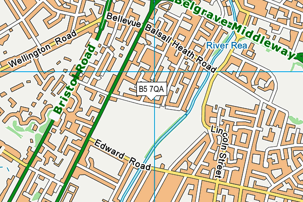 B5 7QA map - OS VectorMap District (Ordnance Survey) B5 7QA map - OS VectorMap District (Ordnance Survey)