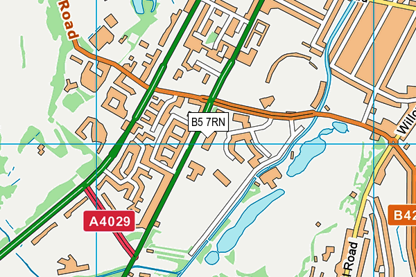 B5 7RN map - OS VectorMap District (Ordnance Survey) B5 7RN map - OS VectorMap District (Ordnance Survey)