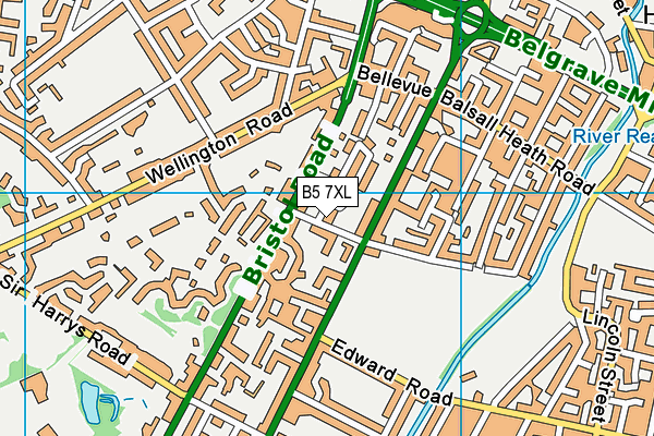 B5 7XL map - OS VectorMap District (Ordnance Survey) B5 7XL map - OS VectorMap District (Ordnance Survey)