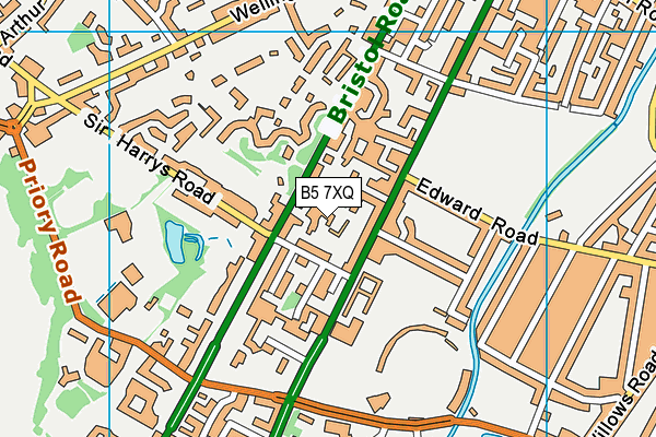 B5 7XQ map - OS VectorMap District (Ordnance Survey) B5 7XQ map - OS VectorMap District (Ordnance Survey)