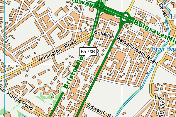 B5 7XR map - OS VectorMap District (Ordnance Survey) B5 7XR map - OS VectorMap District (Ordnance Survey)