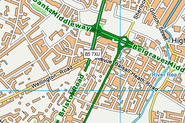 B5 7XU map - OS VectorMap District (Ordnance Survey) B5 7XU map - OS VectorMap District (Ordnance Survey)