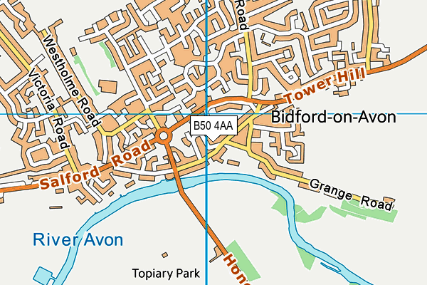 B50 4AA map - OS VectorMap District (Ordnance Survey) B50 4AA map - OS VectorMap District (Ordnance Survey)