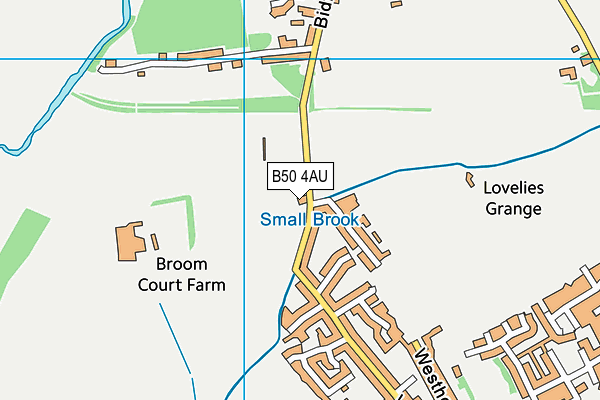 B50 4AU map - OS VectorMap District (Ordnance Survey) B50 4AU map - OS VectorMap District (Ordnance Survey)