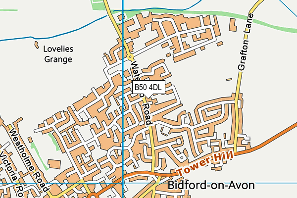 B50 4DL map - OS VectorMap District (Ordnance Survey) B50 4DL map - OS VectorMap District (Ordnance Survey)