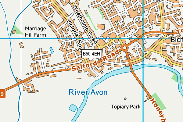 B50 4EH map - OS VectorMap District (Ordnance Survey) B50 4EH map - OS VectorMap District (Ordnance Survey)