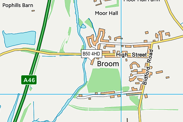 B50 4HD map - OS VectorMap District (Ordnance Survey) B50 4HD map - OS VectorMap District (Ordnance Survey)