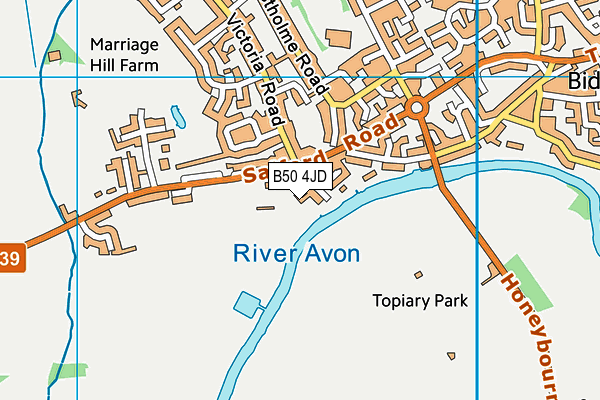 B50 4JD map - OS VectorMap District (Ordnance Survey) B50 4JD map - OS VectorMap District (Ordnance Survey)