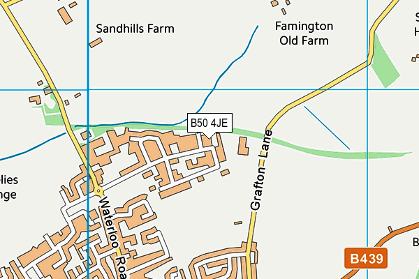 B50 4JE map - OS VectorMap District (Ordnance Survey) B50 4JE map - OS VectorMap District (Ordnance Survey)