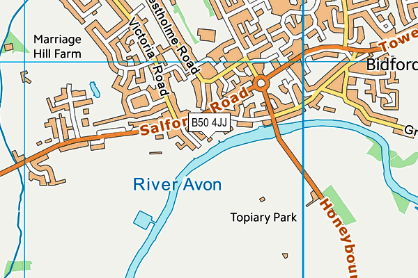 B50 4JJ map - OS VectorMap District (Ordnance Survey) B50 4JJ map - OS VectorMap District (Ordnance Survey)