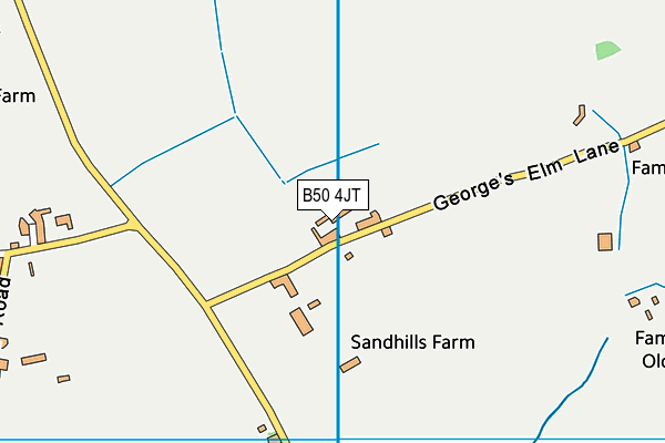 B50 4JT map - OS VectorMap District (Ordnance Survey) B50 4JT map - OS VectorMap District (Ordnance Survey)
