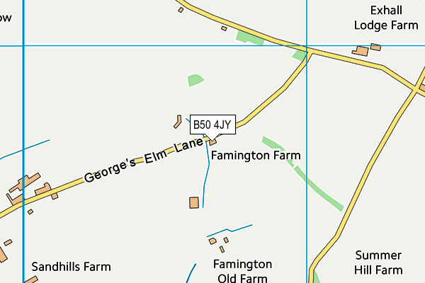 B50 4JY map - OS VectorMap District (Ordnance Survey) B50 4JY map - OS VectorMap District (Ordnance Survey)