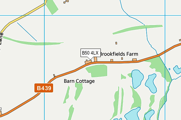 B50 4LX map - OS VectorMap District (Ordnance Survey) B50 4LX map - OS VectorMap District (Ordnance Survey)