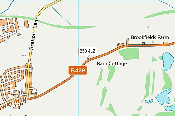 B50 4LZ map - OS VectorMap District (Ordnance Survey) B50 4LZ map - OS VectorMap District (Ordnance Survey)