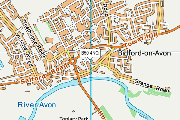 B50 4NQ map - OS VectorMap District (Ordnance Survey) B50 4NQ map - OS VectorMap District (Ordnance Survey)