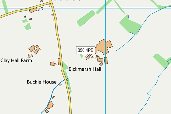 B50 4PE map - OS VectorMap District (Ordnance Survey) B50 4PE map - OS VectorMap District (Ordnance Survey)