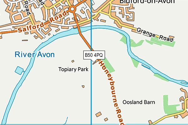 B50 4PQ map - OS VectorMap District (Ordnance Survey) B50 4PQ map - OS VectorMap District (Ordnance Survey)