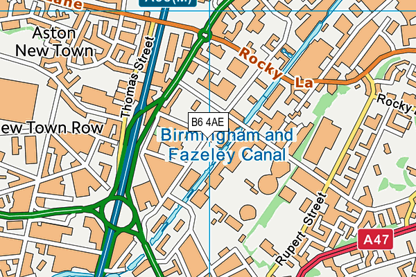 B6 4AE map - OS VectorMap District (Ordnance Survey) B6 4AE map - OS VectorMap District (Ordnance Survey)