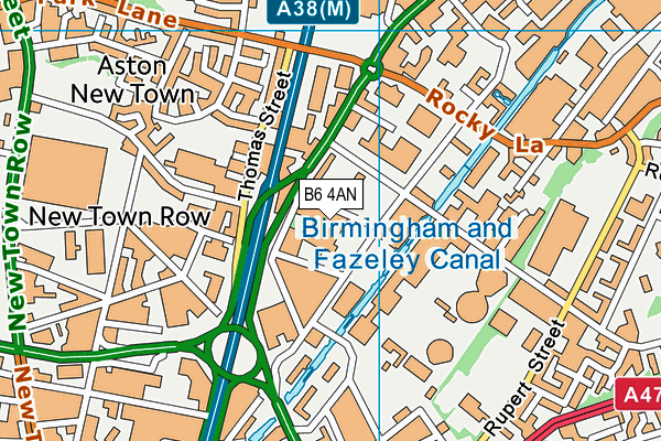 B6 4AN map - OS VectorMap District (Ordnance Survey) B6 4AN map - OS VectorMap District (Ordnance Survey)