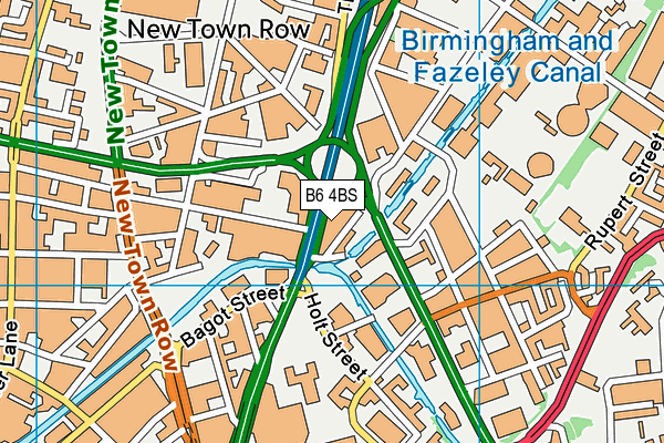 B6 4BS map - OS VectorMap District (Ordnance Survey) B6 4BS map - OS VectorMap District (Ordnance Survey)